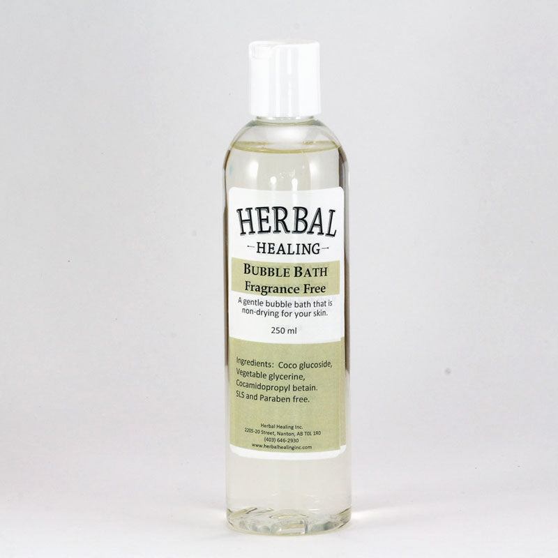 Herbal Healing Inc. Fragrance Free Bubble Bath - 250 ml
