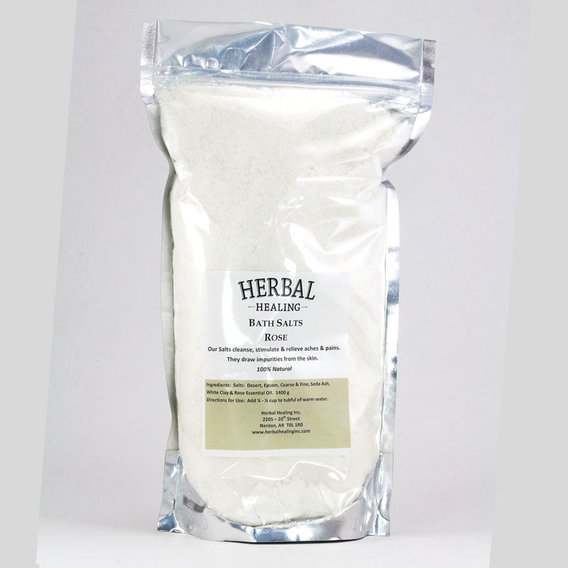 Herbal Healing Inc. Rose Bath Salts - 1400g