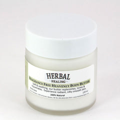 Herbal Healing Inc. Fragrance Free Heavenly Body Butter - 120 ml