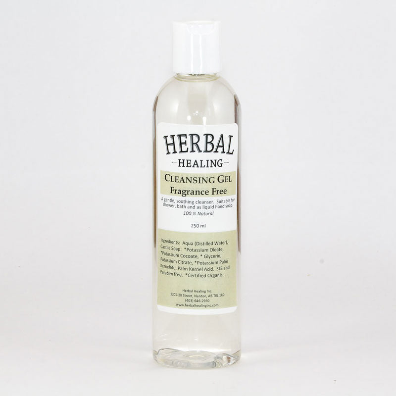Herbal Healing Inc. Fragrance Free Bath Cleansing Gel - 250 ml