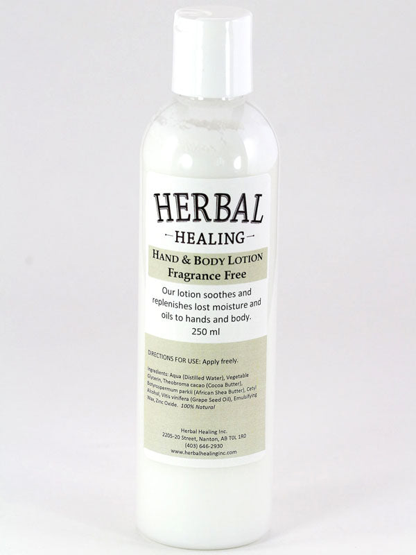Herbal Healing Inc. Fragrance Free Hand & Body Lotion - 250 ml