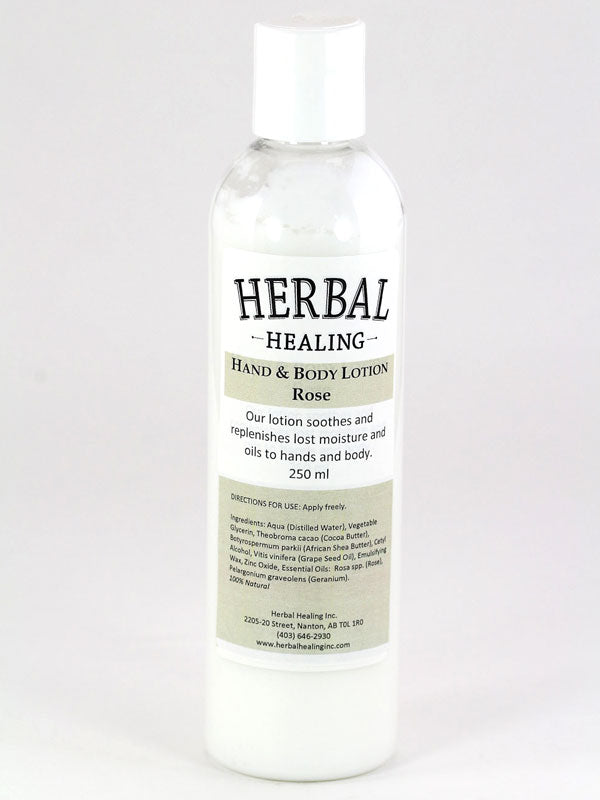 Herbal Healing Inc. Rose Hand & Body Lotion - 250 ml