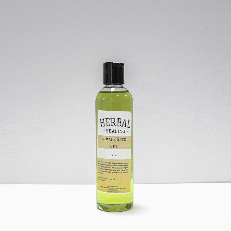 Herbal Healing Inc. Grape Seed Oil Carrier Oil - 250 ml